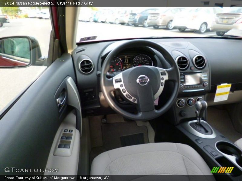 Cayenne Red / Gray 2014 Nissan Rogue Select S