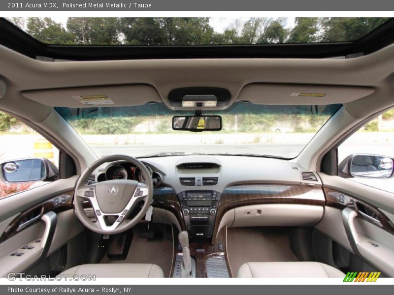 Polished Metal Metallic / Taupe 2011 Acura MDX