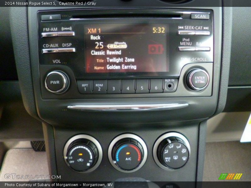 Cayenne Red / Gray 2014 Nissan Rogue Select S