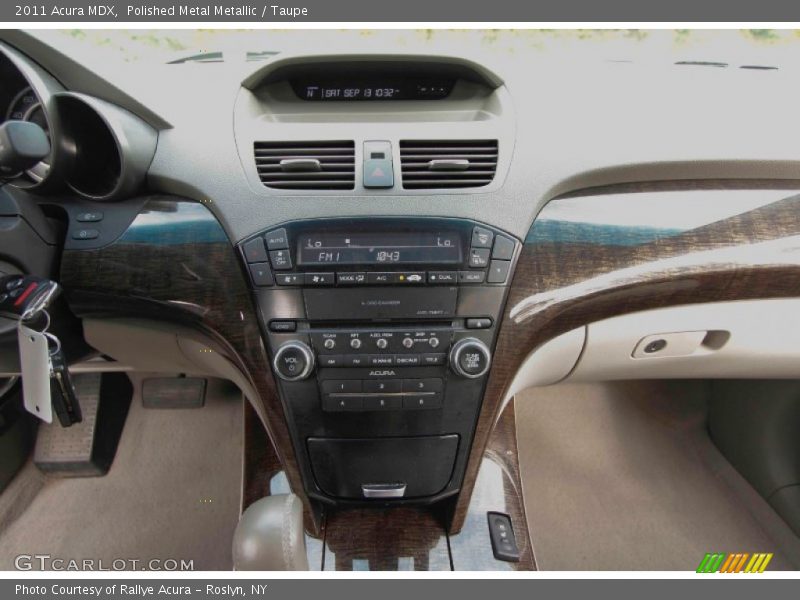 Polished Metal Metallic / Taupe 2011 Acura MDX