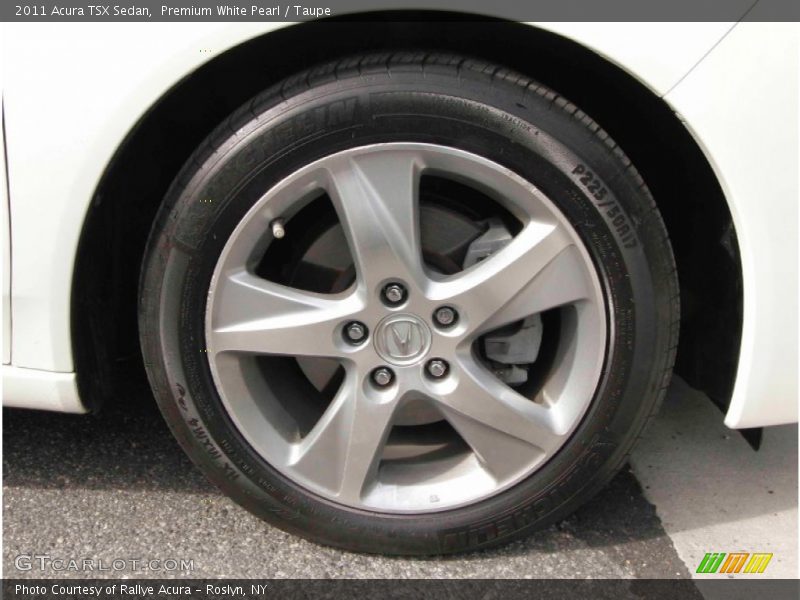 Premium White Pearl / Taupe 2011 Acura TSX Sedan
