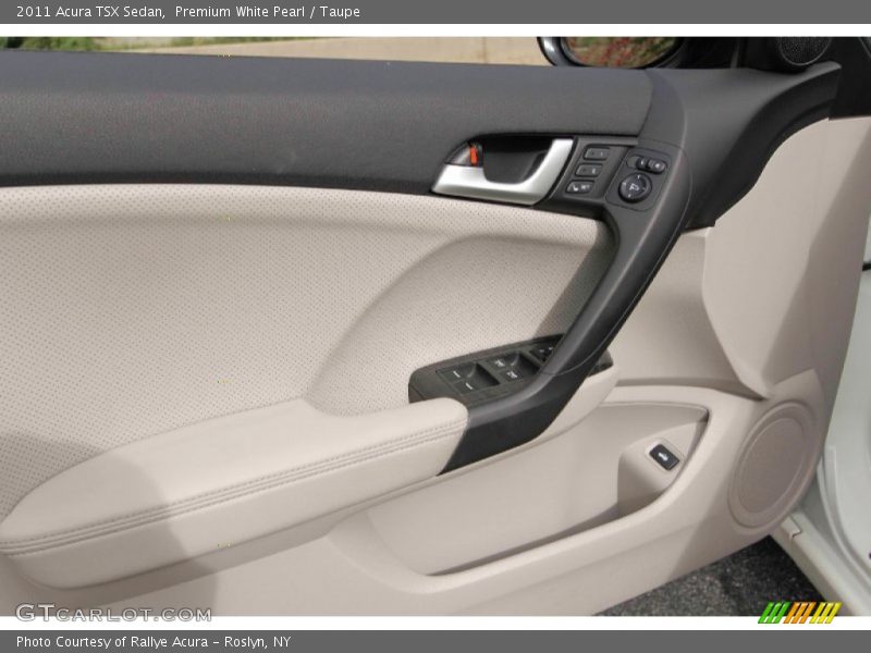 Premium White Pearl / Taupe 2011 Acura TSX Sedan