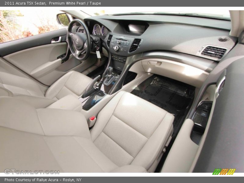 Premium White Pearl / Taupe 2011 Acura TSX Sedan