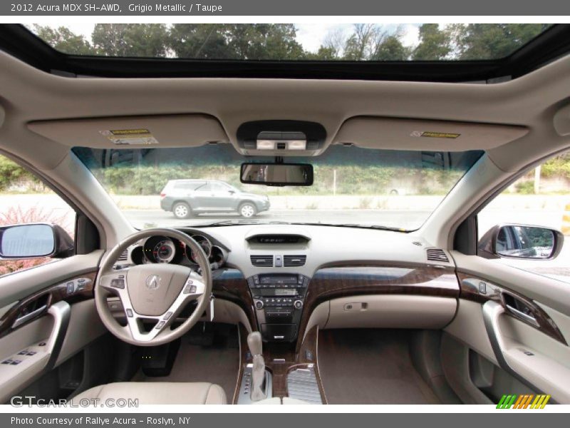 Grigio Metallic / Taupe 2012 Acura MDX SH-AWD