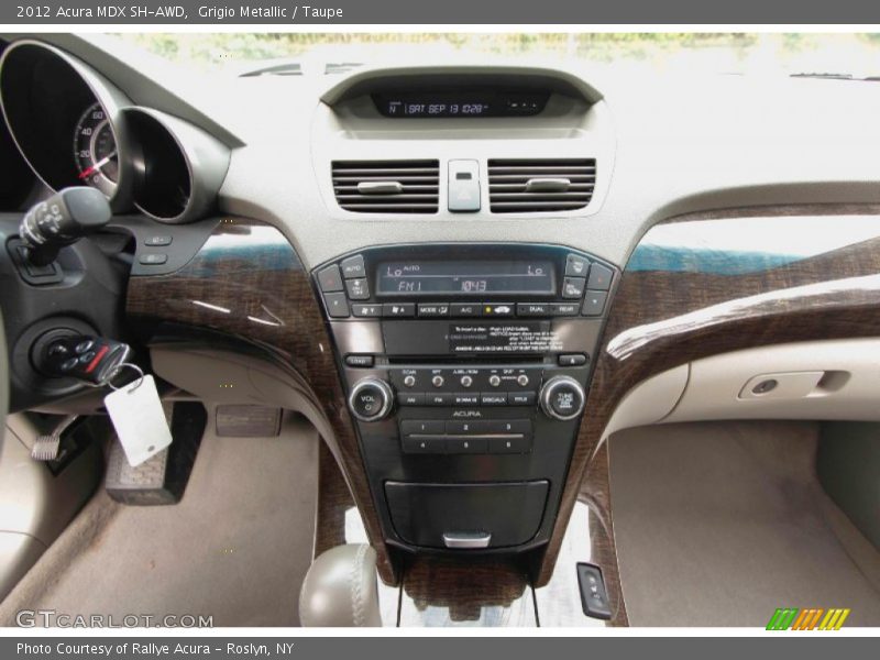Grigio Metallic / Taupe 2012 Acura MDX SH-AWD
