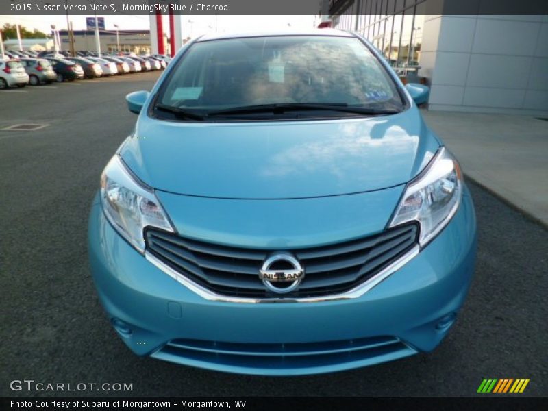 MorningSky Blue / Charcoal 2015 Nissan Versa Note S