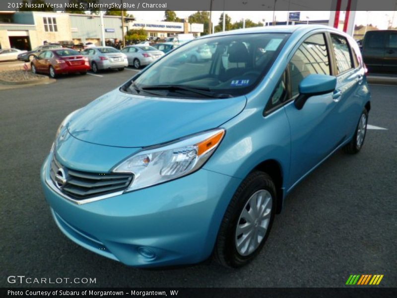 MorningSky Blue / Charcoal 2015 Nissan Versa Note S