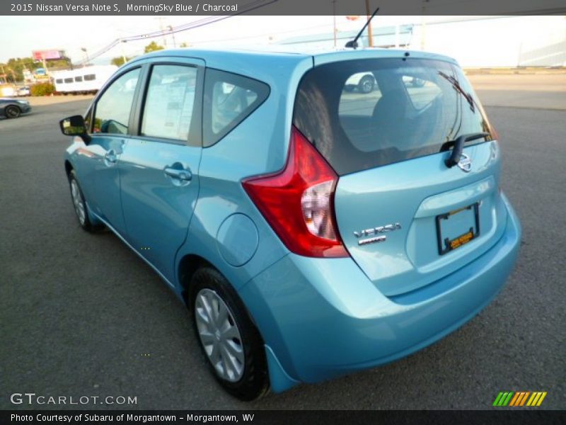 MorningSky Blue / Charcoal 2015 Nissan Versa Note S