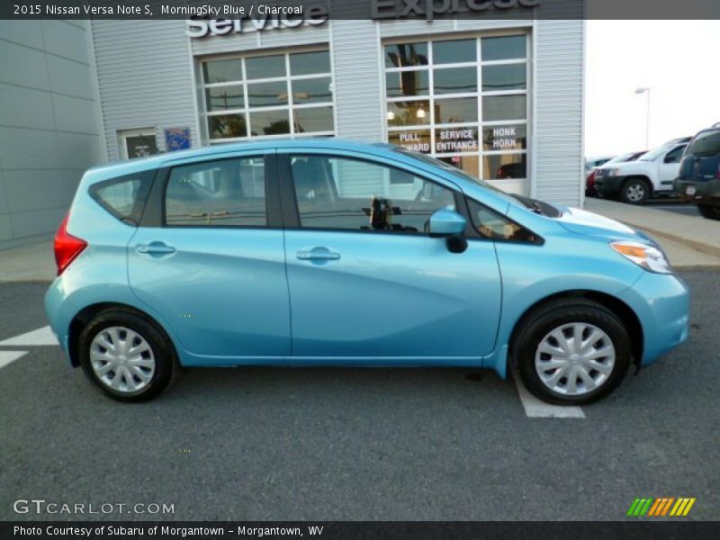 MorningSky Blue / Charcoal 2015 Nissan Versa Note S