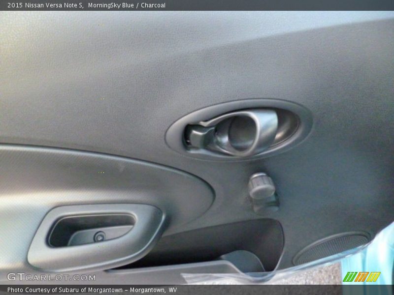 MorningSky Blue / Charcoal 2015 Nissan Versa Note S