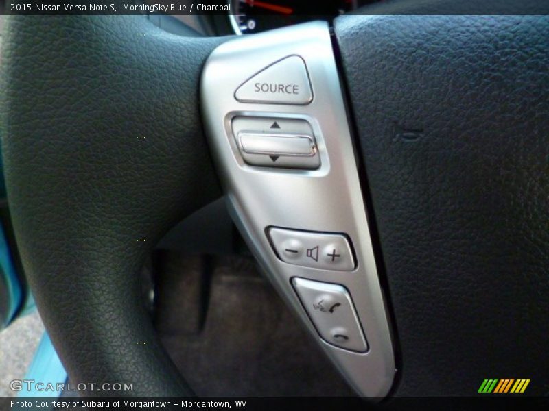 MorningSky Blue / Charcoal 2015 Nissan Versa Note S