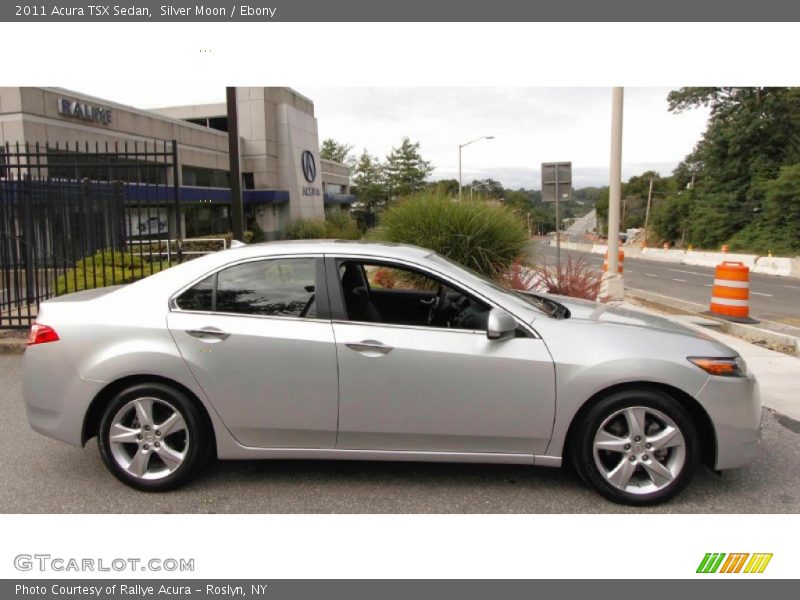 Silver Moon / Ebony 2011 Acura TSX Sedan