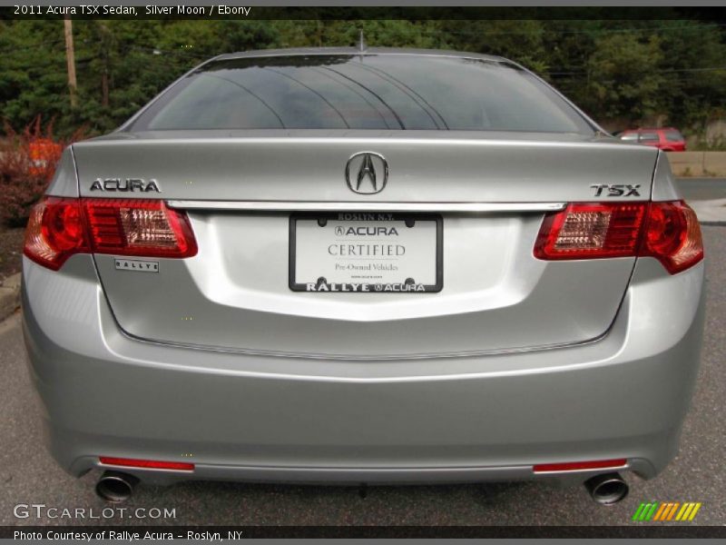 Silver Moon / Ebony 2011 Acura TSX Sedan