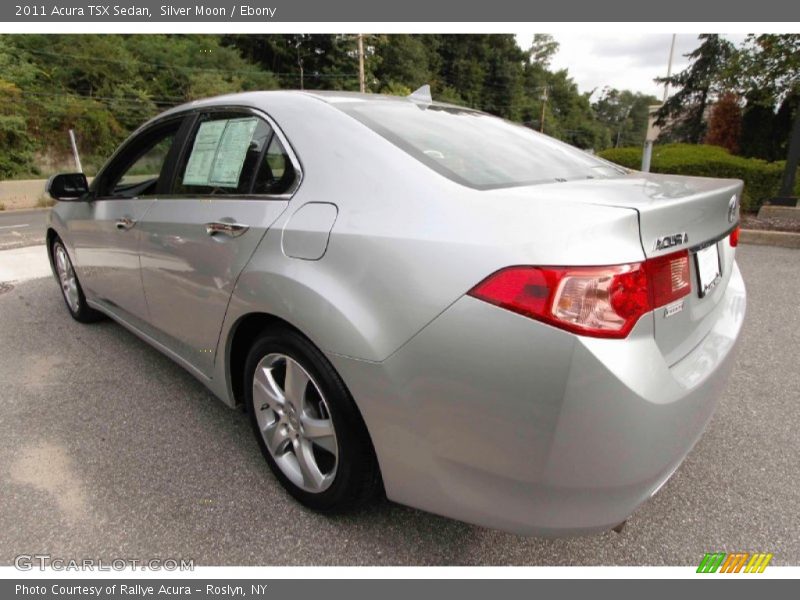 Silver Moon / Ebony 2011 Acura TSX Sedan