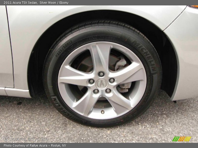 Silver Moon / Ebony 2011 Acura TSX Sedan