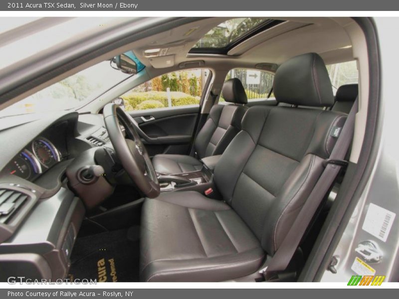 Silver Moon / Ebony 2011 Acura TSX Sedan