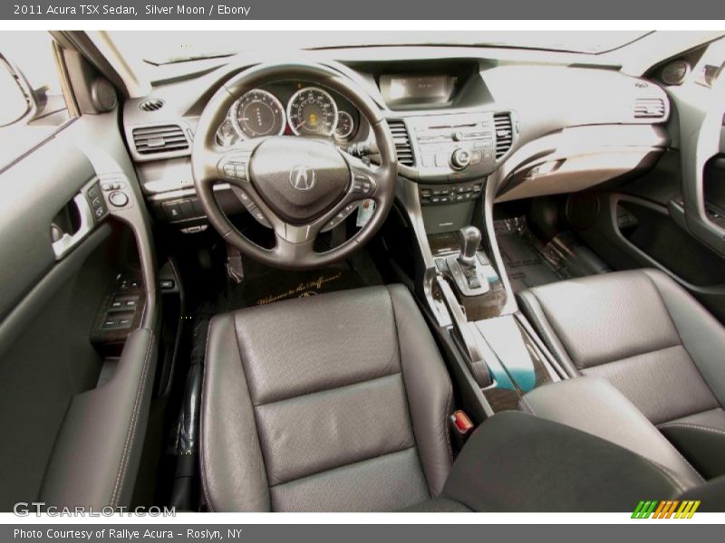 Silver Moon / Ebony 2011 Acura TSX Sedan