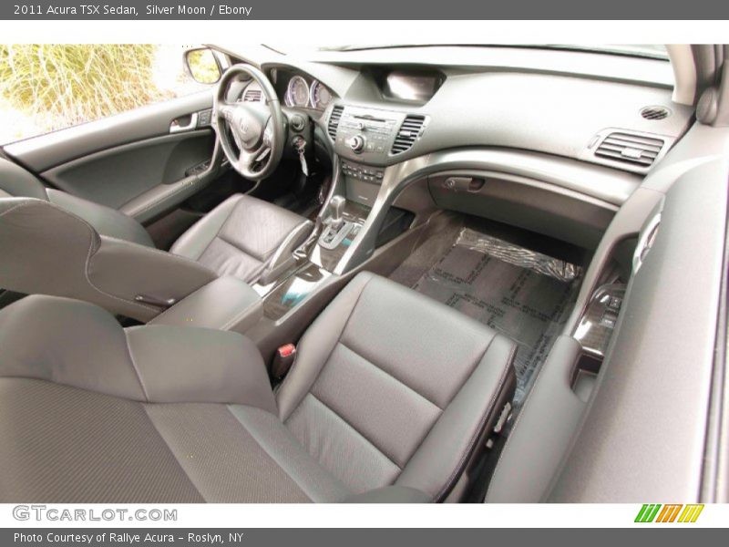 Silver Moon / Ebony 2011 Acura TSX Sedan