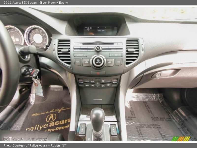 Silver Moon / Ebony 2011 Acura TSX Sedan