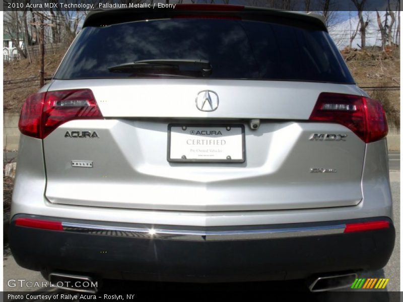 Palladium Metallic / Ebony 2010 Acura MDX Technology