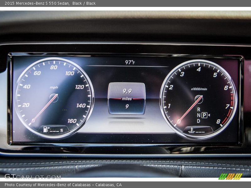 Black / Black 2015 Mercedes-Benz S 550 Sedan