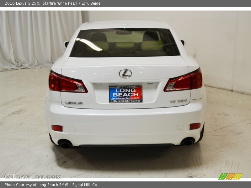 Starfire White Pearl / Ecru Beige 2010 Lexus IS 250