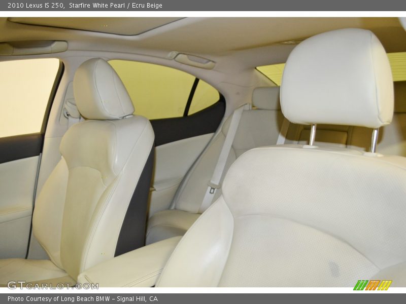 Starfire White Pearl / Ecru Beige 2010 Lexus IS 250