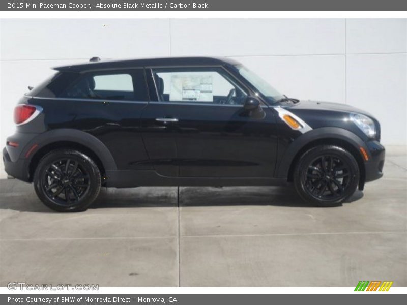 Absolute Black Metallic / Carbon Black 2015 Mini Paceman Cooper
