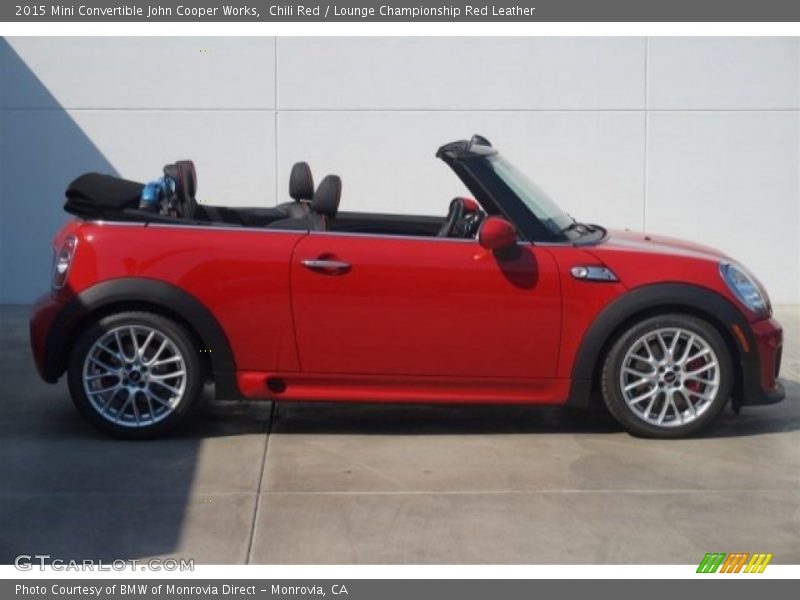  2015 Convertible John Cooper Works Chili Red