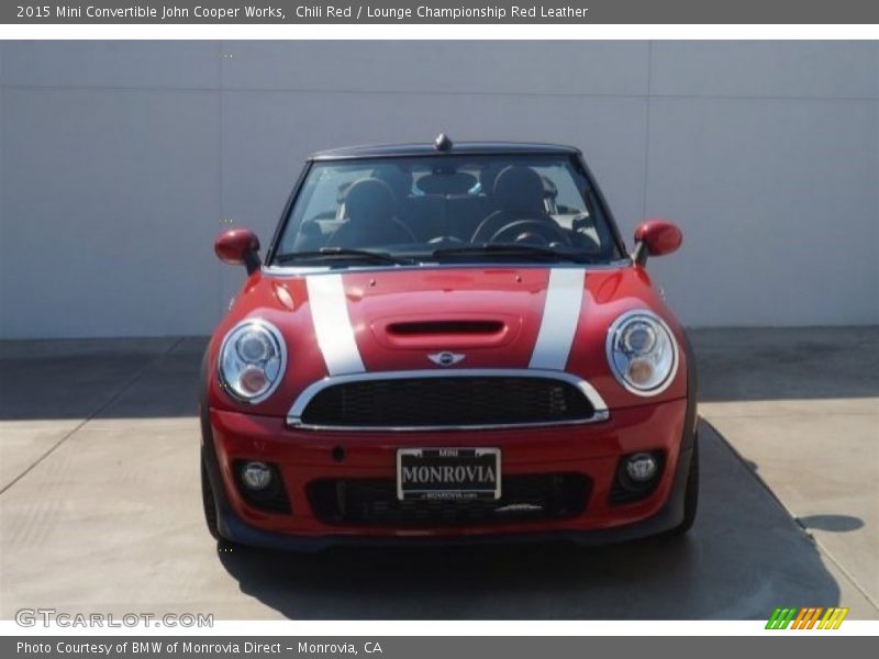 Chili Red / Lounge Championship Red Leather 2015 Mini Convertible John Cooper Works