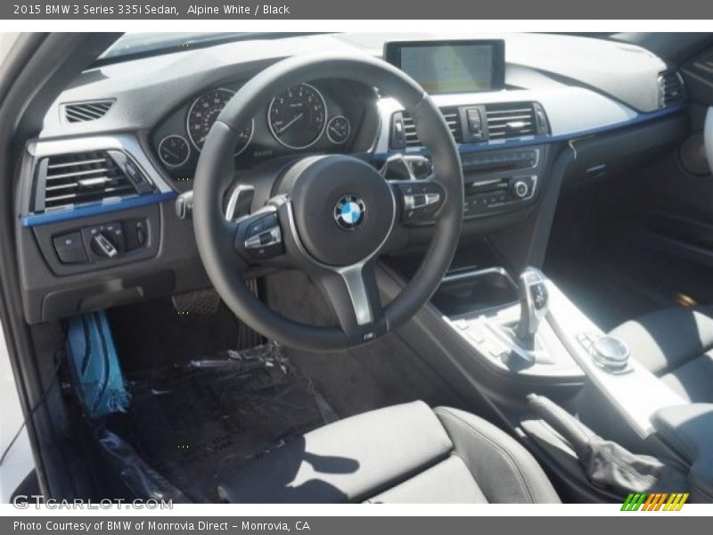 Alpine White / Black 2015 BMW 3 Series 335i Sedan