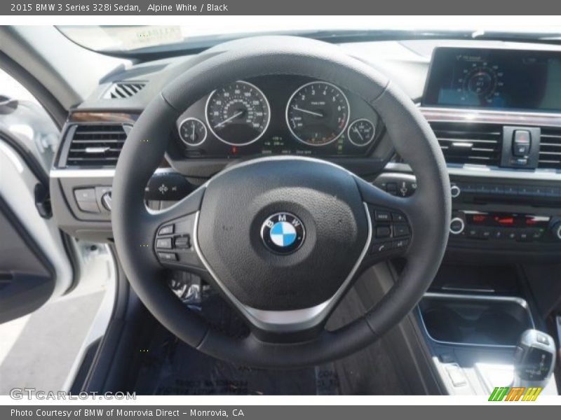 Alpine White / Black 2015 BMW 3 Series 328i Sedan