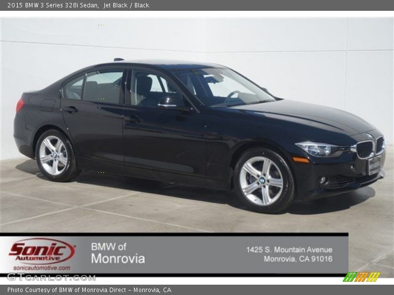 Jet Black / Black 2015 BMW 3 Series 328i Sedan