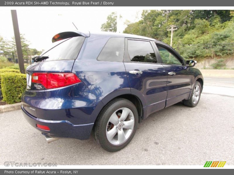 Royal Blue Pearl / Ebony 2009 Acura RDX SH-AWD Technology