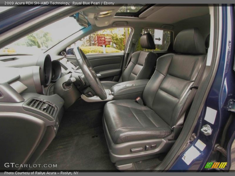 Royal Blue Pearl / Ebony 2009 Acura RDX SH-AWD Technology