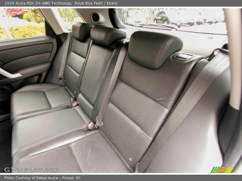 Rear Seat of 2009 RDX SH-AWD Technology