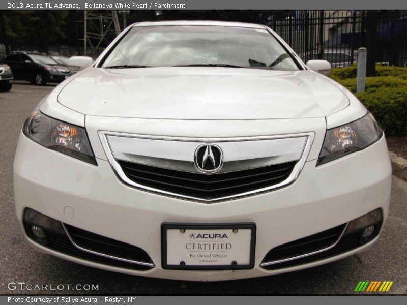 Bellanova White Pearl / Parchment 2013 Acura TL Advance