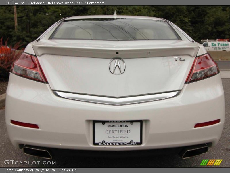 Bellanova White Pearl / Parchment 2013 Acura TL Advance