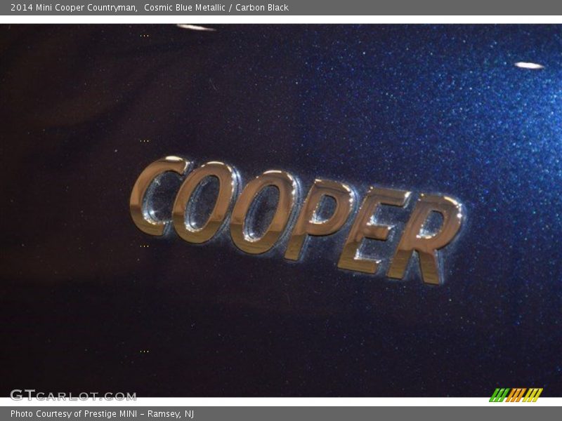 Cosmic Blue Metallic / Carbon Black 2014 Mini Cooper Countryman