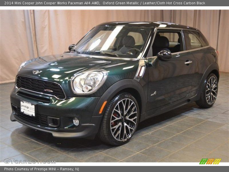 Oxford Green Metallic / Leather/Cloth Hot Cross Carbon Black 2014 Mini Cooper John Cooper Works Paceman All4 AWD