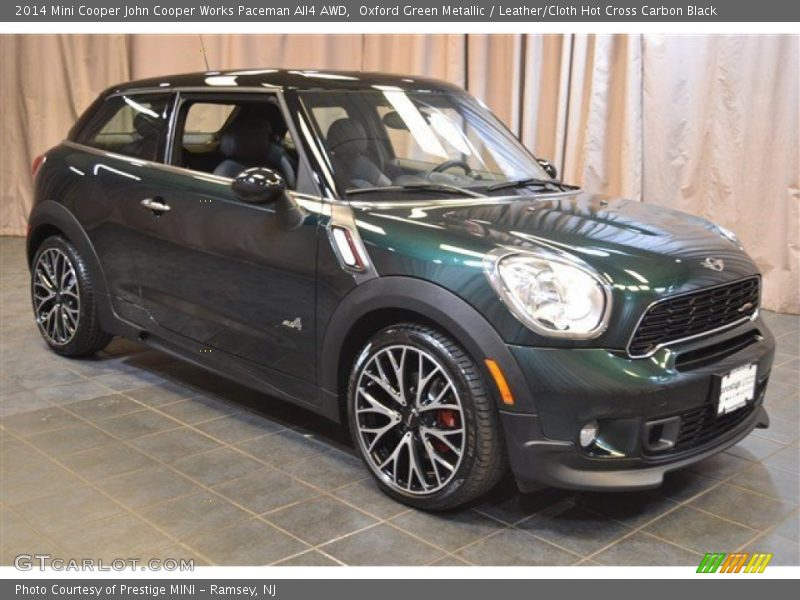 Oxford Green Metallic / Leather/Cloth Hot Cross Carbon Black 2014 Mini Cooper John Cooper Works Paceman All4 AWD
