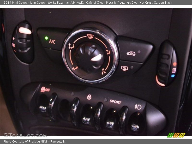 Controls of 2014 Cooper John Cooper Works Paceman All4 AWD