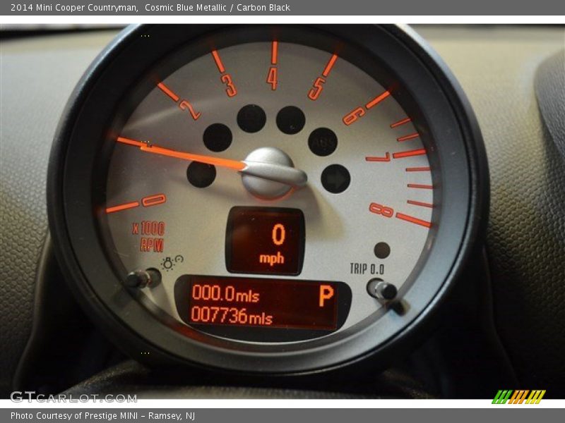 Cosmic Blue Metallic / Carbon Black 2014 Mini Cooper Countryman