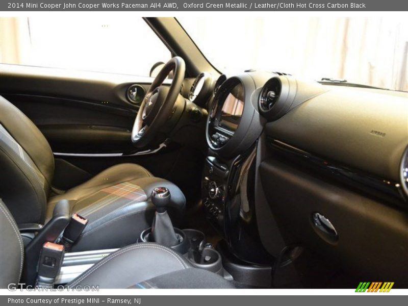 Oxford Green Metallic / Leather/Cloth Hot Cross Carbon Black 2014 Mini Cooper John Cooper Works Paceman All4 AWD