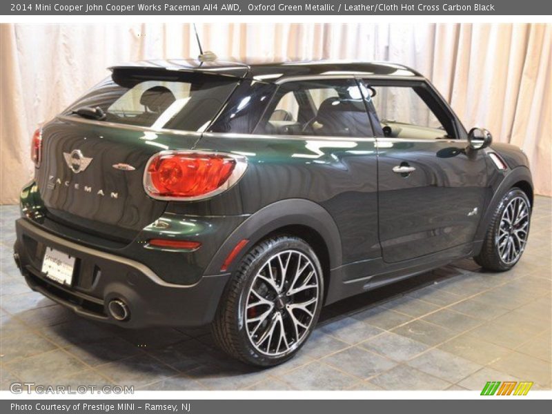 Oxford Green Metallic / Leather/Cloth Hot Cross Carbon Black 2014 Mini Cooper John Cooper Works Paceman All4 AWD