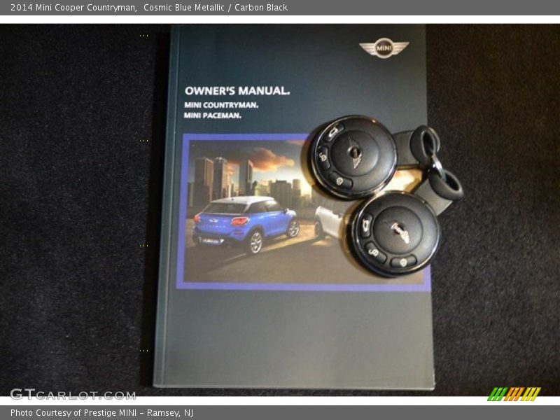 Cosmic Blue Metallic / Carbon Black 2014 Mini Cooper Countryman