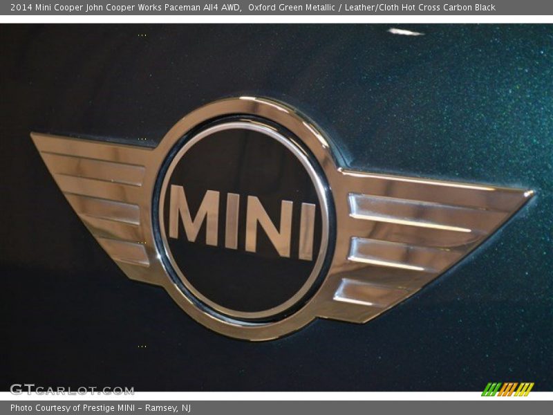 Oxford Green Metallic / Leather/Cloth Hot Cross Carbon Black 2014 Mini Cooper John Cooper Works Paceman All4 AWD