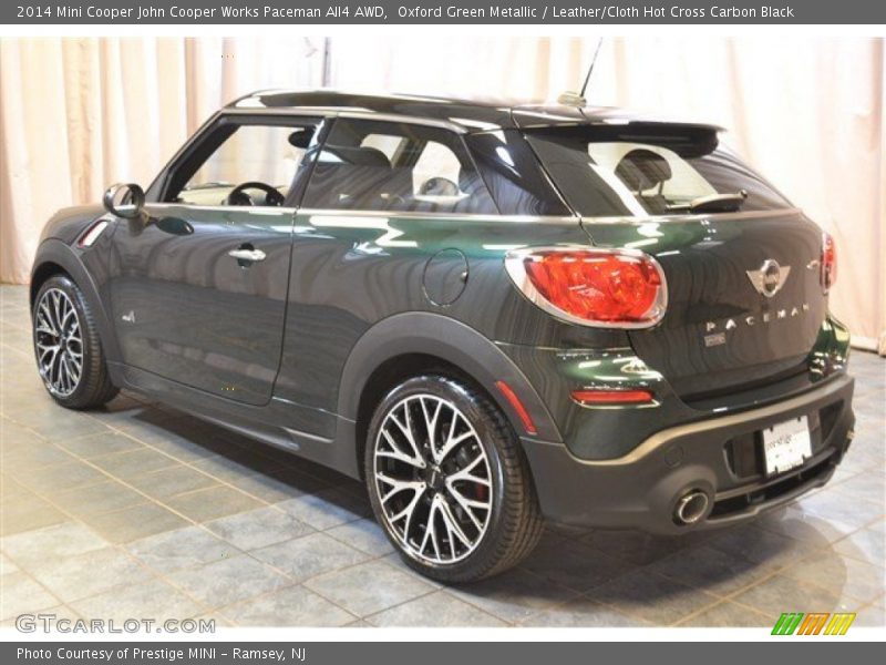 Oxford Green Metallic / Leather/Cloth Hot Cross Carbon Black 2014 Mini Cooper John Cooper Works Paceman All4 AWD