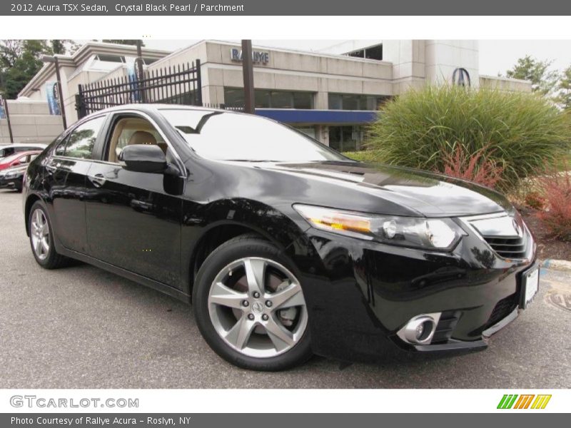 Crystal Black Pearl / Parchment 2012 Acura TSX Sedan
