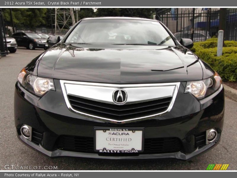 Crystal Black Pearl / Parchment 2012 Acura TSX Sedan